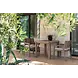 GOMMAIRE Outdoor | Organic Living Armchair Mario | Teak Natural Grey
