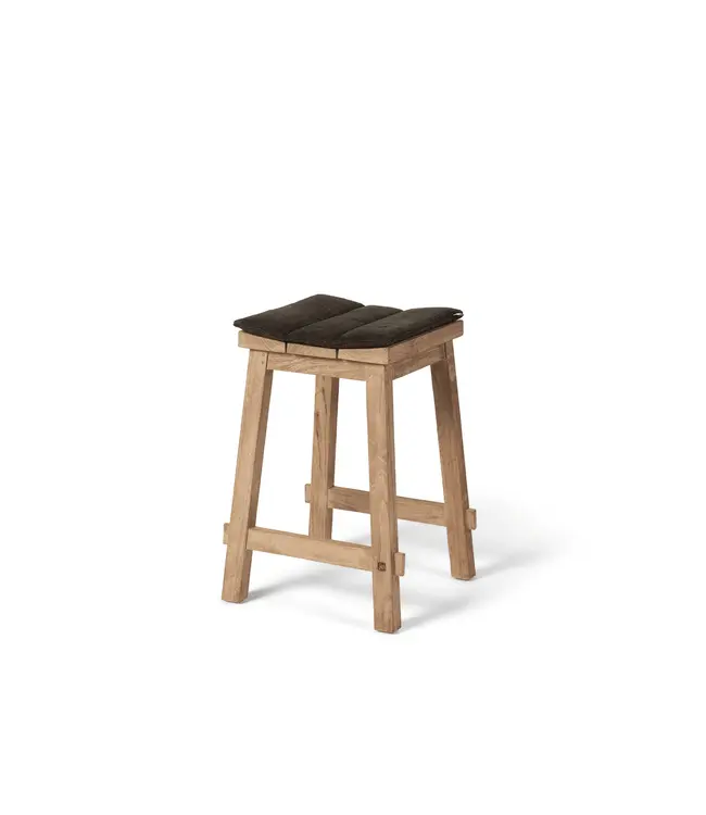 GOMMAIRE Outdoor Meubels | Organic Living Barkrakk Alexi | Gjenvunnet teak naturgrå