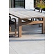 GOMMAIRE Outdoor | Organic Living Table Abe | Teck Gris Naturel