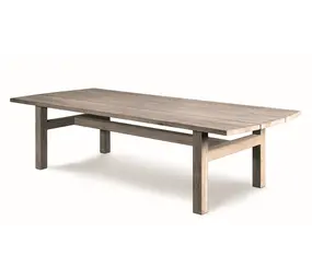 GOMMAIRE Outdoor Meubels | Organic Living Tisch Abe | Teakholz Naturgrau
