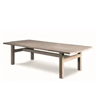 GOMMAIRE Outdoor Meubels | Organic Living Mesa Abe | Teca gris natural