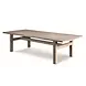 GOMMAIRE Outdoor | Organic Living Tisch Abe | Teakholz Naturgrau