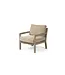 GOMMAIRE Outdoor Meubels | Organic Living 1-Seater Mario | Teak Natural Grey / Rope