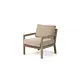 GOMMAIRE Outdoor | Organic Living Mario de 1 plaza | Teca gris natural / Cuerda