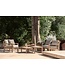 GOMMAIRE Outdoor Meubels | Organic Living 2-Seater Mario | Teak Natural Grey / Rope