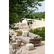 GOMMAIRE Outdoor | Organic Living Sofa Mia 3-Seater | Teak Natural Grey