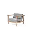 GOMMAIRE Outdoor Meubels | Organic Living 1-Seater Copenhague | Teak Natural Grey