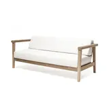 GOMMAIRE Outdoor Meubels | Organic Living 2-Seater Copenhague | Teak Natural Grey