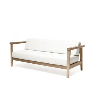GOMMAIRE Outdoor Meubels | Organic Living Copenhague de 2 plazas | Teca gris natural