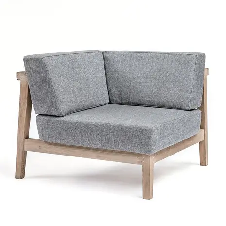 GOMMAIRE Outdoor | Organic Living Corner Copenhagen | Teakholz Naturgrau