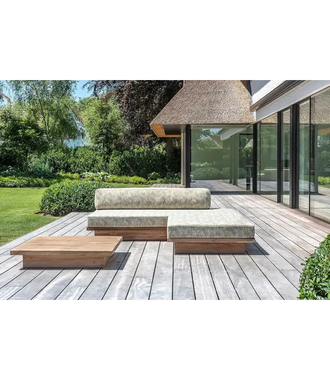 GOMMAIRE Outdoor Meubels | Organic Living Lounge Magnus | Teak Natural Grey