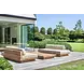 GOMMAIRE Outdoor | Organic Living Lounge Magnus | Teak Grigio Naturale