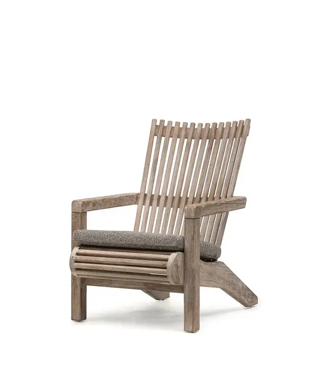 GOMMAIRE Outdoor Meubels | Organic Living Poltrona Orso | Teak Grigio Naturale