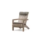 GOMMAIRE Outdoor | Organic Living Sillón Orso | Teca gris natural