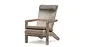 Fauteuil Orso | Teck gris naturel