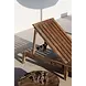 GOMMAIRE Outdoor Meubels | Organic Living Sunny Bed Copenhague | Teak Natural Grey
