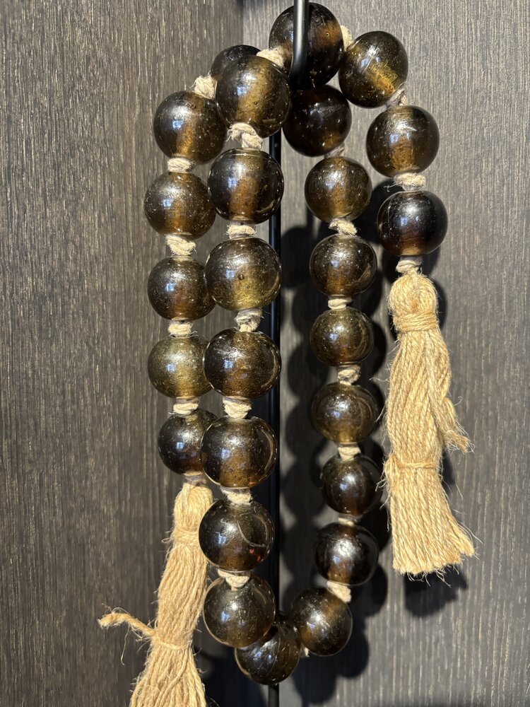 NU PUUR & GROEN Collana in vetro su supporto - Perla rotonda NU PUUR & GROEN Collana in vetro su supporto - Perla rotonda