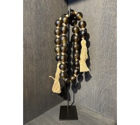 NU PUUR & GROEN Collana in vetro su supporto - Perla rotonda NU PUUR & GROEN Collana in vetro su supporto - Perla rotonda