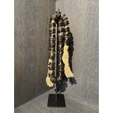 NU PUUR & GROEN Collana in vetro su supporto - Perla piatta NU PUUR & GROEN Collana in vetro su supporto - Perla piatta