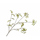 SILK-KA Branche d'érable verte | 126 cm