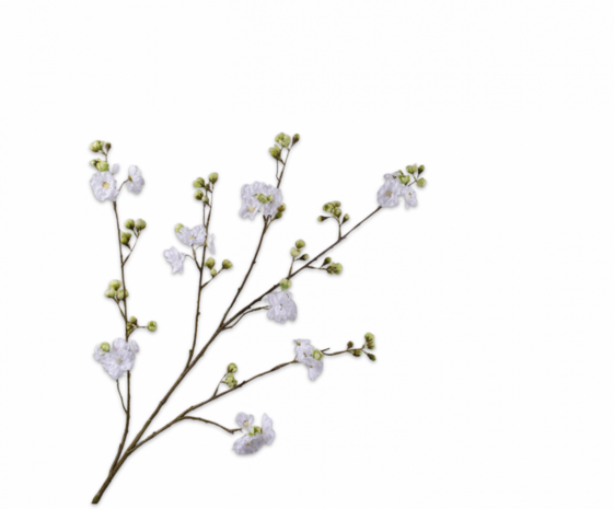 SILK-KA Bloesem Tak Creme/Groen | 118 cm SILK-KA Bloesem Tak Creme/Groen | 118 cm