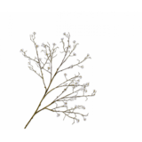 SILK-KA Branche fleurie blanche | 107 cm