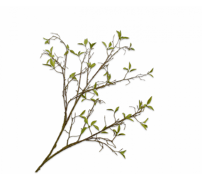 SILK-KA Branche de saule verte | 107 cm