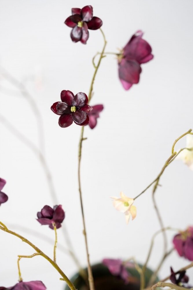 SILK-KA Rama de hortensia Burdeos RT | 106 cm SILK-KA Rama de hortensia Burdeos RT | 106 cm