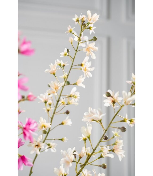 SILK-KA Rama de jacinto crema | 111 cm