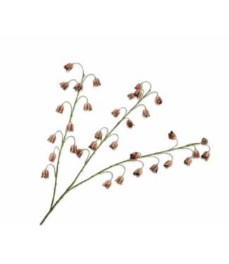 SILK-KA Rama de fritillaria burdeos/verde | 97 cm