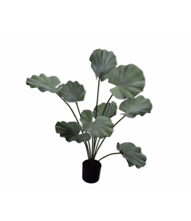 SILK-KA Künstliche Lotusblume, grün | 120 cm