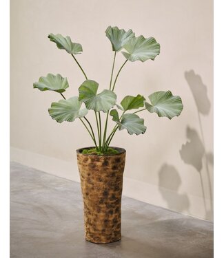 SILK-KA Pianta di loto artificiale verde | 120 cm