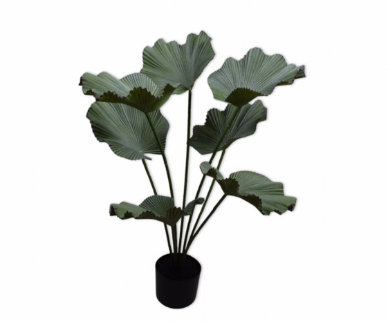 SILK-KA Kunstplant Lotus groen in pot 90 cm / SILK-KA SILK-KA Kunstplant Lotus groen in pot 90 cm / SILK-KA