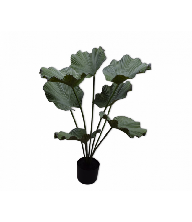 SILK-KA Kunstplant Lotus groen | 90 cm