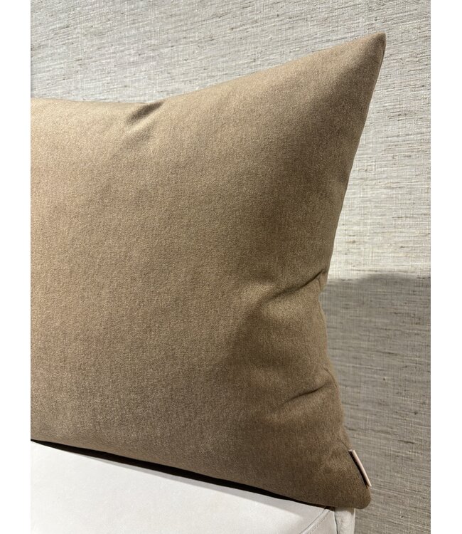 NU PUUR & GROEN Satin Caramel | 50 x 50 cm