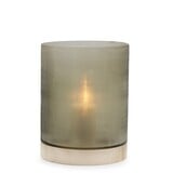 Guaxs Lanterna Aran L | Sicomoro intagliato a mano / Grigio fumo