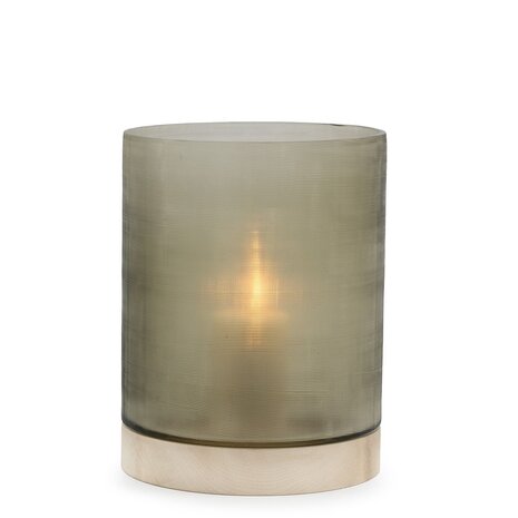 Guaxs Lantern Aran L | Sycamore handcarved / Smokegrey Guaxs Lantern Aran L | Sycamore handcarved / Smokegrey