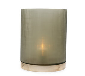 Guaxs Aran XL-lykt | Håndskåret sycamore / Røkgrå Guaxs Aran XL-lykt | Håndskåret sycamore / Røkgrå