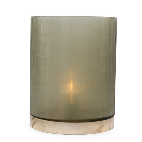 Guaxs Aran XL Lantern | Sycamore Handcarved / Smokegrey Guaxs Aran XL Lantern | Sycamore Handcarved / Smokegrey