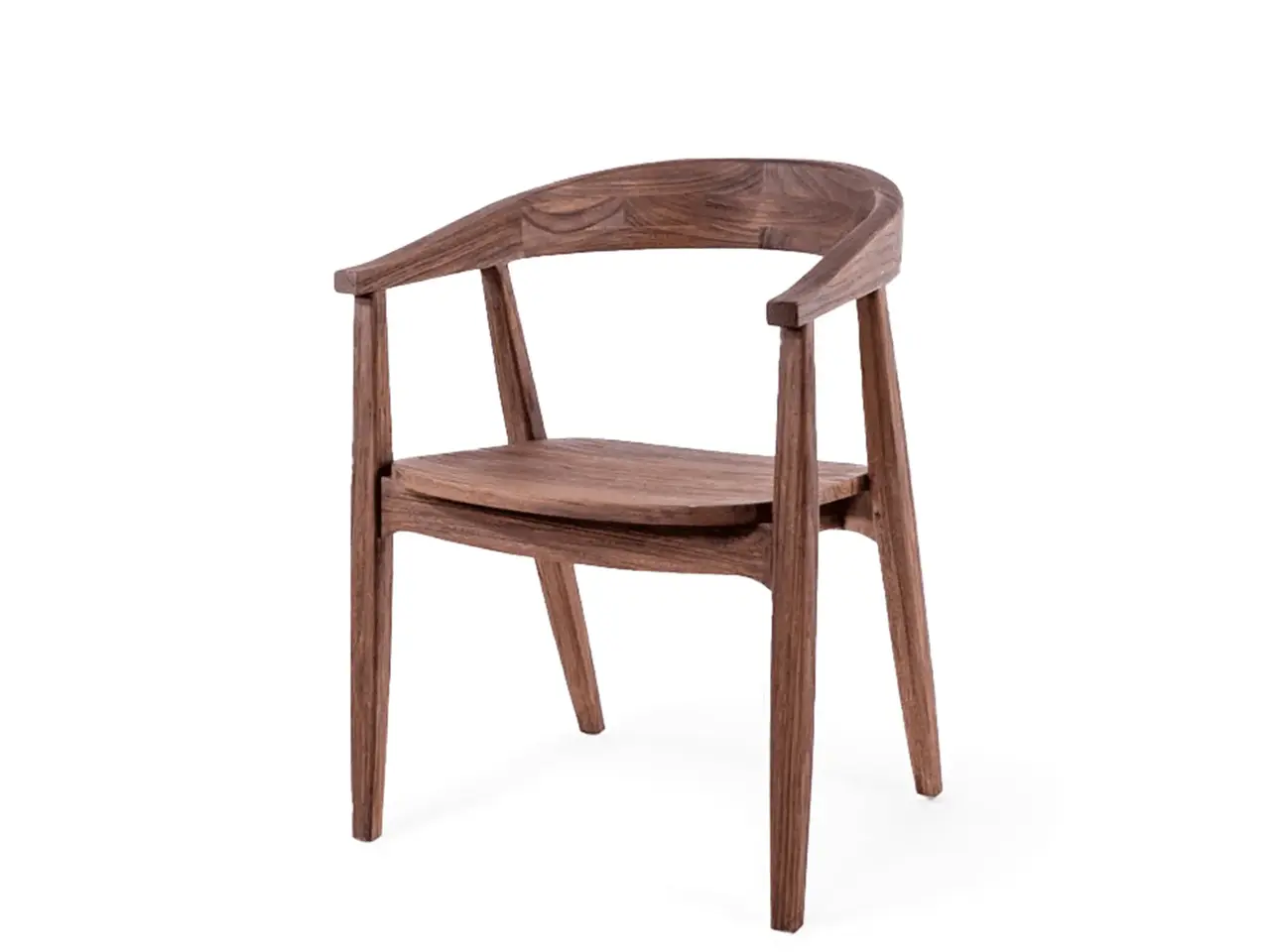 GOMMAIRE - Organic Living - Design Furniture Armchair Faye | Teak Woodstain Emas Brown GOMMAIRE - Organic Living - Design Furniture Armchair Faye | Teak Woodstain Emas Brown