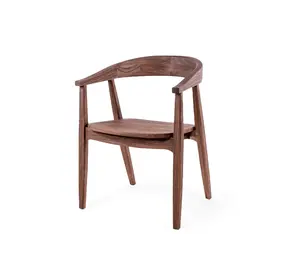 GOMMAIRE Outdoor | Organic Living Sillón Faye | Tinte de madera de teca Emas Marrón