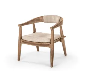 GOMMAIRE Outdoor Meubels | Organic Living Lenestol Faye | Teak Naturgrå