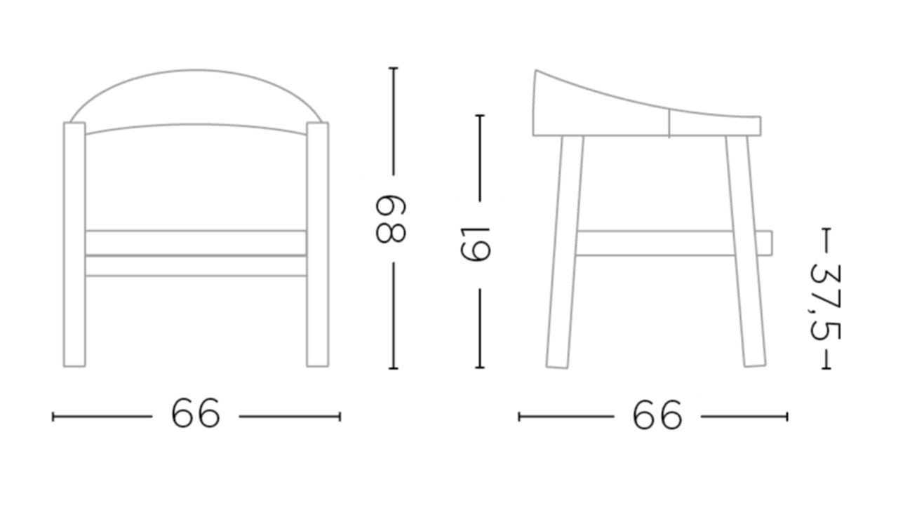 GOMMAIRE - Organic Living - Design Furniture  Sillón Faye con asiento de mimbre | Teca gris natural