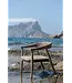 GOMMAIRE Outdoor Meubels | Organic Living Fauteuil Faye en résine tressée | Teck gris naturel