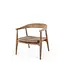GOMMAIRE Outdoor Meubels | Organic Living Faye lenestol i rotting | Teak naturgrå