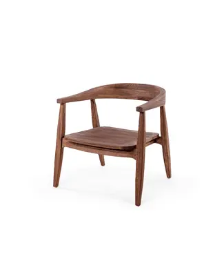 GOMMAIRE Outdoor Meubels | Organic Living Fauteuil Faye | Teinture bois de teck Emas Brown