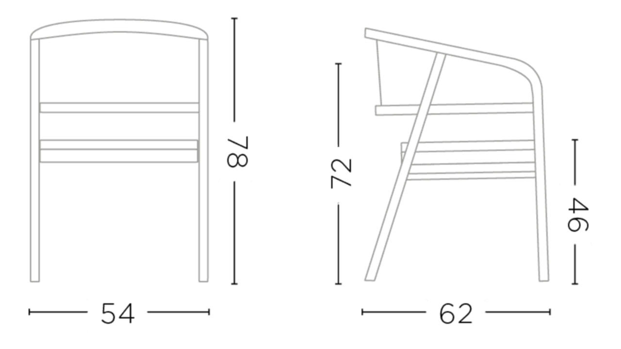 GOMMAIRE - Organic Living - Design Furniture Fauteuil Imen | Teinture bois de teck Emas Brown / Mélange de résine tressée PE GOMMAIRE - Organic Living - Design Furniture Fauteuil Imen | Teinture bois de teck Emas Brown / Mélange de résine tressée PE