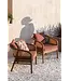 GOMMAIRE Outdoor Meubels | Organic Living Poltrona Imen | Legno di teak con finitura marrone Emas / Miscela di vimini PE