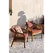 GOMMAIRE Outdoor Meubels | Organic Living Poltrona Imen | Legno di teak con finitura marrone Emas / Miscela di vimini PE