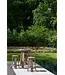 GOMMAIRE Outdoor Meubels | Organic Living Bar Stool Alex | Teak Natural Grey